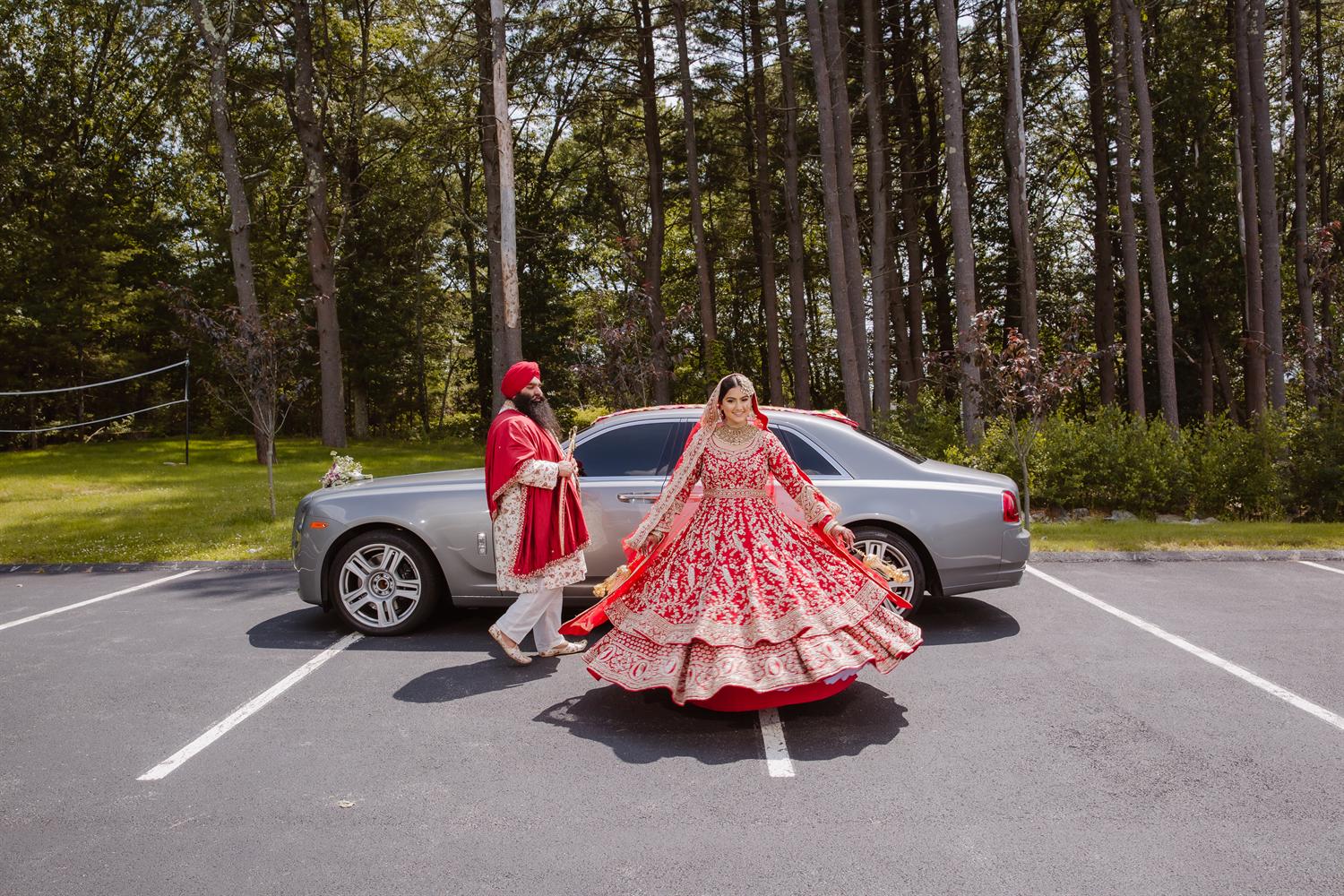 Indian wedding editorial portrait by Virdee Films