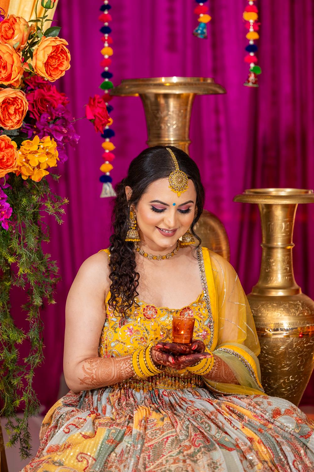 Haldi ceremony bride